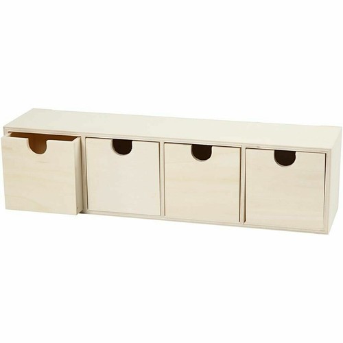 Cassettiera legno con - cassettiera,