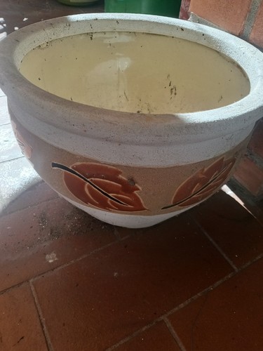 Vaso rotondo ceramica - vaso, in