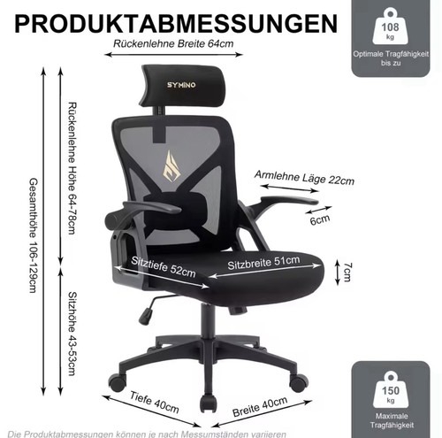 Sedia ufficio gaming con - da,