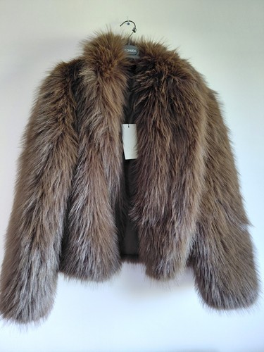 Zara faux fur coat - fur,