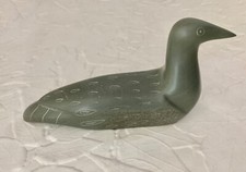 Inuit Eschimese Art Stone Loon