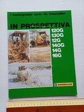 Caterpillar Motorgrader serie G modelli 1983 depliant italiano