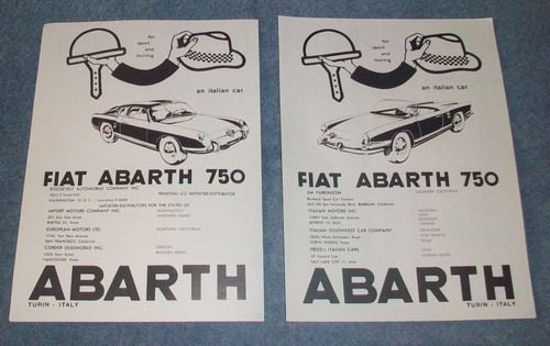 Pubblicità abarth fiat - pubblicità, zagato