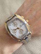 Lucien Rochat Kron Acciaio Ed Oro 18k Automatico Valjoux 7750