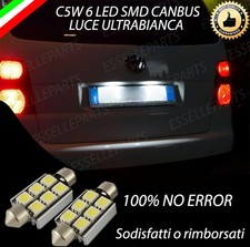 COPPIA LUCI TARGA 6 LED VW