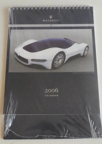 Maserati calendario 2006 - maserati,