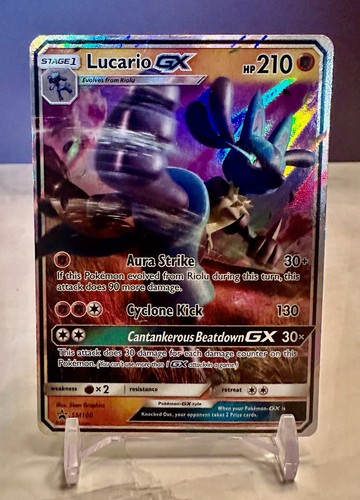 Carta pokemon lucario - lucario, sm100