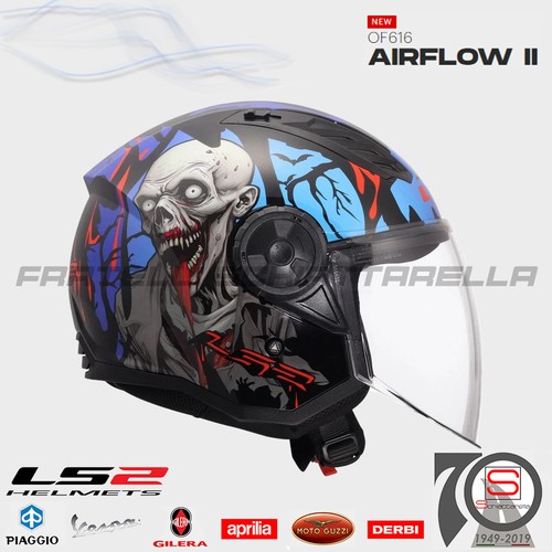 Casco jet moto ls2 of616 - jet,