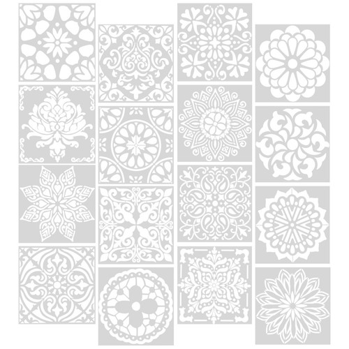 Pezzi stencil fiori - stencil, per