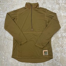 Camicia USMC FROG Waffle Fleece mezza zip piccola coyote pull over ignifuga