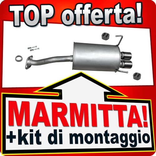 Silenziatore posteriore per - silenziatore,