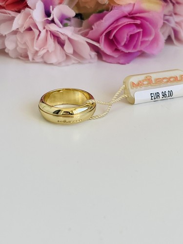 Anello molecole fedina - molecole, oro
