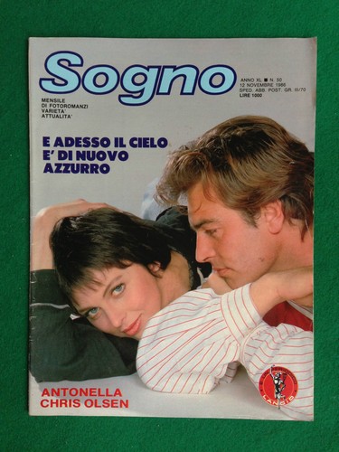 Fotoromanzo lancio sogno - lancio, 1986
