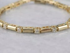Bracciale Tennis Oro Giallo