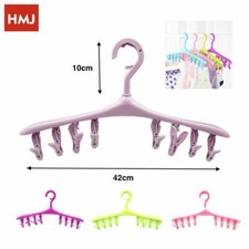 Gruccia Stampella Con Mollette Stendibiancheria Calzini Mutande Organizer hmj