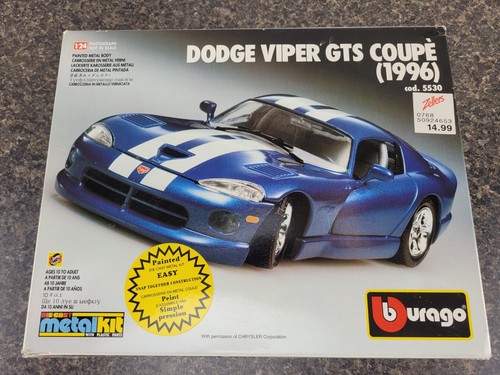 Burago 5530 dodge viper gts - dodge,