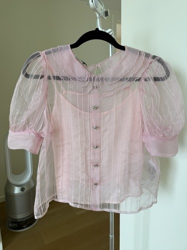 Camicetta prada rosa organza - prada,