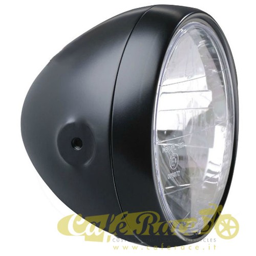 Faro anteriore nero - , caferacer