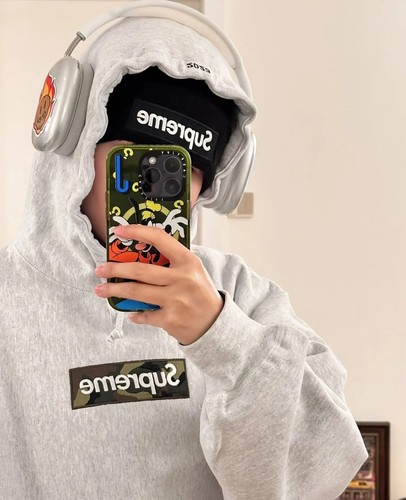 Supreme pullover uomo grigio - supreme,