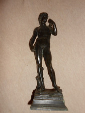 Antica scultura classica statua DAVID bronzo