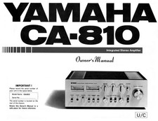 Yamaha CA-810 Amplificatore