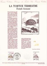 Document Philatélique 1er Jour : 31 1991 - La Tortue terrestre Testudo hermanni