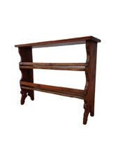 Piccola piattaia da appoggio/muro in abete - fine '800