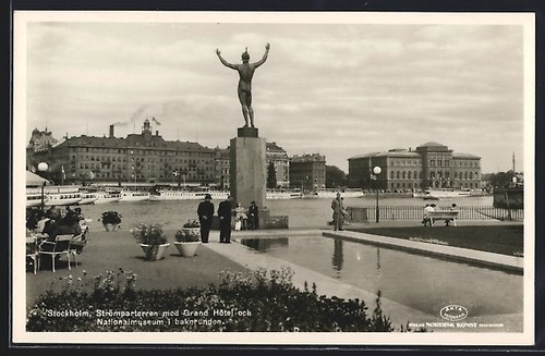 Stockholm strömparterren - ak, stockholm,