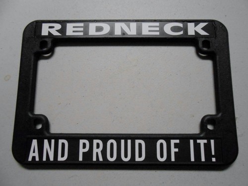 Telaio targa moto - "redneck, and
