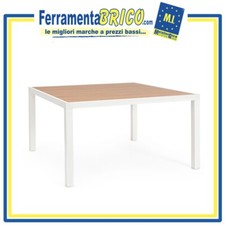 TAVOLO IN ALLUMINIO BIANCO DA