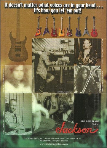 Pubblicità chitarra jackson - pubblicità,