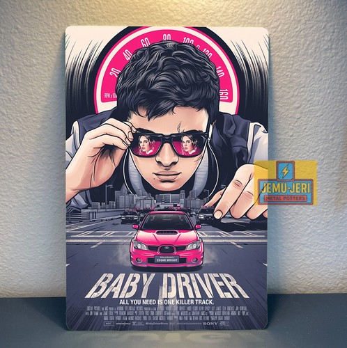 Poster metallo film baby - poster,