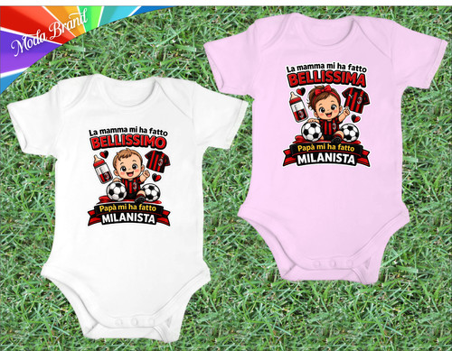 Body frase milan neonato - ,