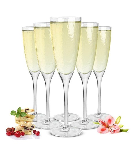 Bicchieri champagne con - 6, di