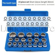 SET 19 CHIAVI A BUSSOLA TORX