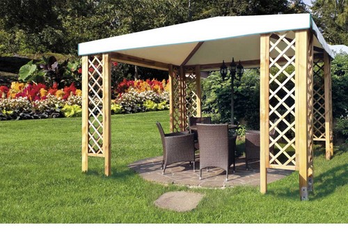 Gazebo legno capri - gazebo, in