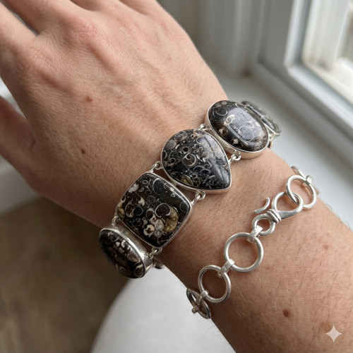 Bracciale artigianale argento