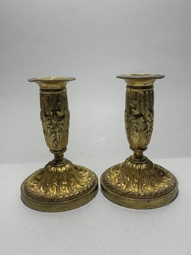 Antica coppia porta candele - coppia,