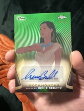 2025 Topps Disney Chrome Pocahontas #AA-IB rifrattore verde /99 (AU)