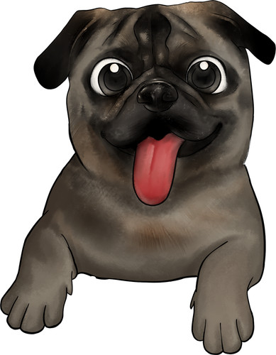 Adesivo auto per cani - , carini
