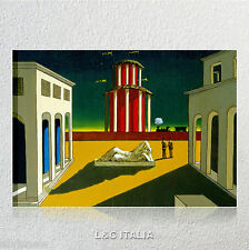 De Chirico Piazza italia con