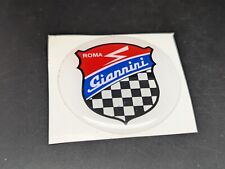 GIANNINI Ø 50MM LOGO ADESIVO 3D SIGLA EMBLEMA FREGIO STEMMA SCRITTA BADGE TARGA