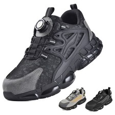 SUADEX Nuove Sneakers Uomo Scarpe Antinfortunistiche Cappuccio Acciaio Scarpe da Lavoro Leggere