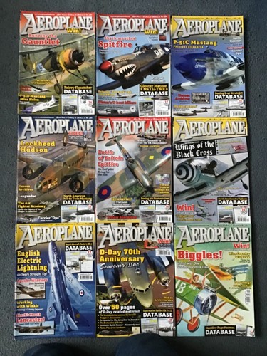 Aeroplane magazines from - 9,