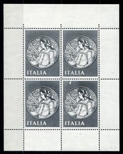 Personaggio Muliebre - Campione di stampa in foglio da 4 pezzi