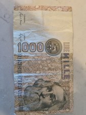 1000 Lire Mille Lire Banca D