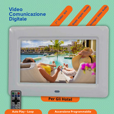 Cornice Digitale Unibit HD 7'' Foto, Video, Fiorerie, Ferramente, Farmacie, Hote