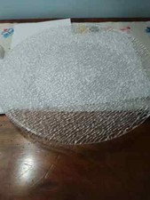 Set di 2 sottopiatti o piatti da pizza in cristallo