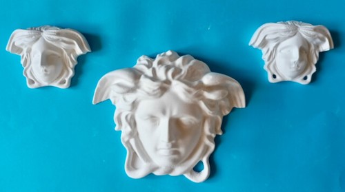 Decorazione gesso gorgone - gesso,