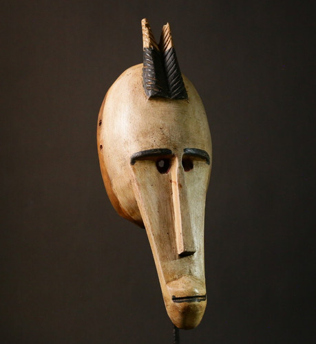 Maschera africana faccia lunga